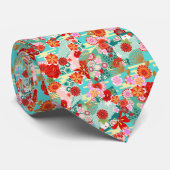 和風な着物柄ネクタイ ネクタイ (ロール)