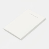 和風の名前の書道シンプルなパステルカラー ポストイット (アングル)