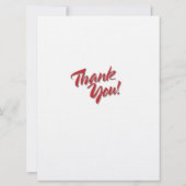 和風の結婚式の招待状 (裏面)