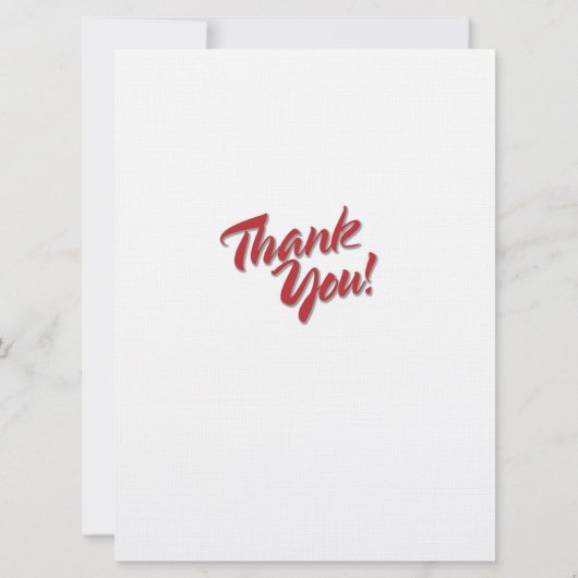 和風の結婚式の招待状 (裏面)