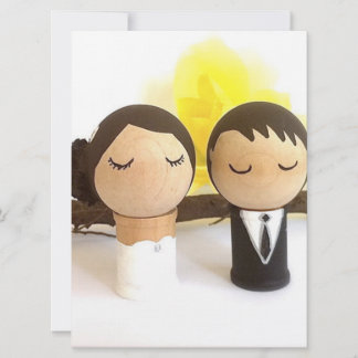 和風の結婚式の招待状