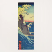 和風の魚と波のヨガマット ヨガマット (裏面)