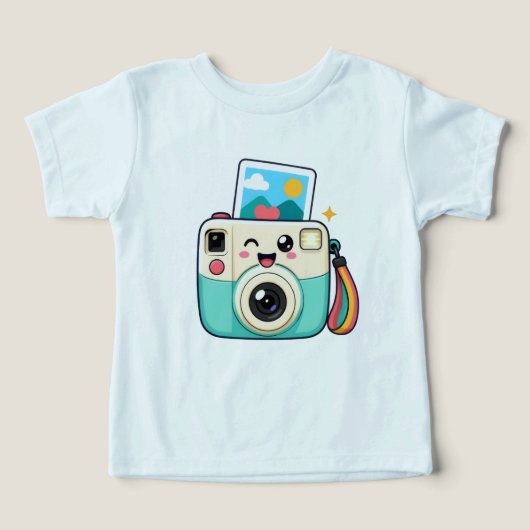 和風インスタントカメラトドラーTシャツ (デザイン正面)