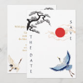 和風ウェディング招待状 招待状 (正面/裏面)