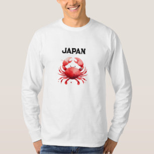 和風カニ漁師インスパイアデザイン Tシャツ