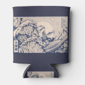 和風カントリーロアのカエル 缶クーラー (正面)
