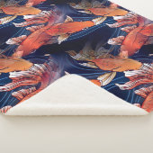 和風コイ魚 シェルパブランケット (3/4)