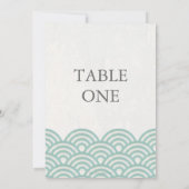 和風シンプルウェーブ テーブルナンバー (裏面)