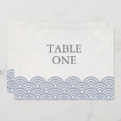和風シンプルウェーブ テーブルナンバー (正面/裏面)