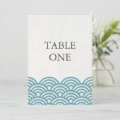 和風シンプルウェーブ テーブルナンバー (スタンド正面)