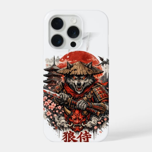 和風スマホケース iPhoneケース (裏面)