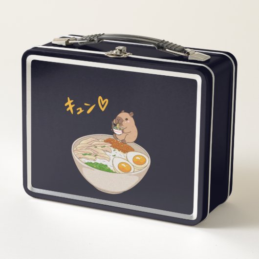 和風デザイン メタルランチボックス (正面)