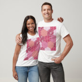 和風パッチワークパターン デザイン Tシャツ (ユニセックス)