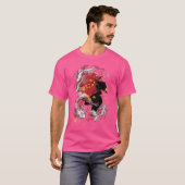 和風レトロな秋 紅葉 Tシャツ (正面フル)