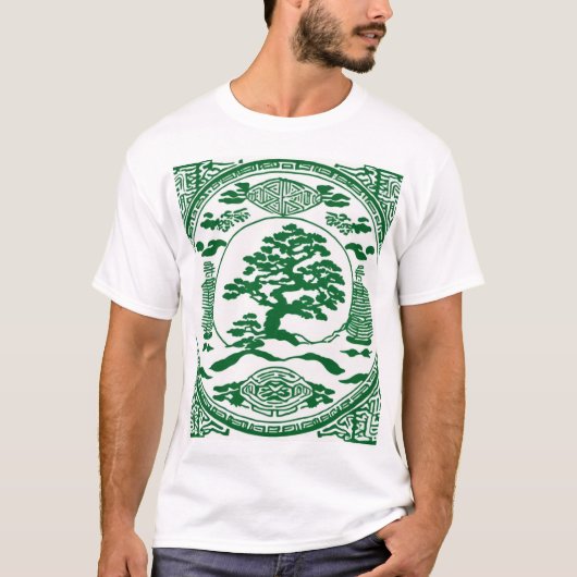 和風伝統柄デザイン 0012 Tシャツ (正面)