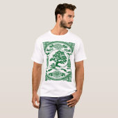 和風伝統柄デザイン 0012 Tシャツ (正面フル)