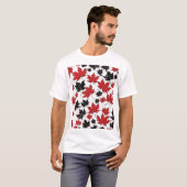 和風伝統柄デザイン 0053 Tシャツ (正面フル)