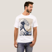 和風幾何学模様デザイン 0064 Tシャツ (正面フル)