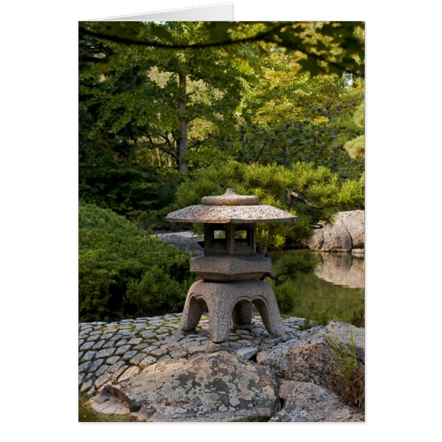 和風庭園カード (正面)