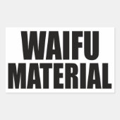 和風材 長方形シール (正面)