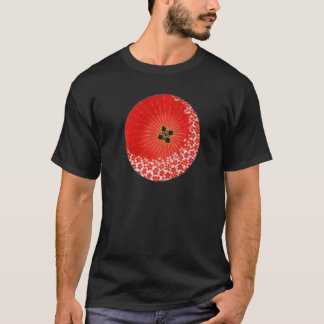 和風柄 桜 梅雨 Tシャツ