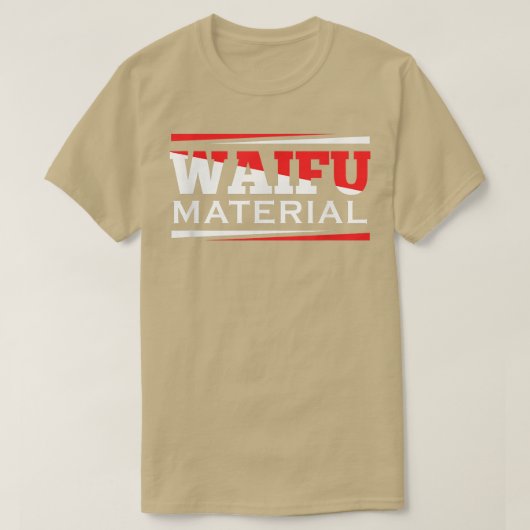 和風素材かわいいアニメマンガ日本学校おたく Tシャツ (デザイン正面)