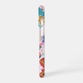 和風花柄 iPhone 16 ケース (左側面)