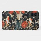 和風鯉魚シームレスパターン Case-Mate iPhoneケース (裏面(横))