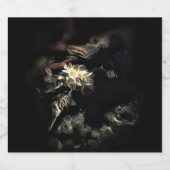 咲いた スパークリングワインラベル (シングルラベル)