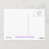 咲いているホッコ ポストカード (裏面)