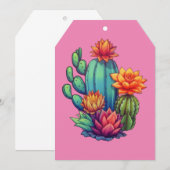 咲かわいらしくサボテン (正面/裏面)