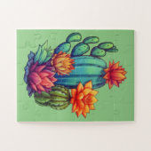 咲かわいらしくサボテン ジグソーパズル (横)