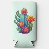 咲かわいらしくサボテン スリム缶クーラー (正面)