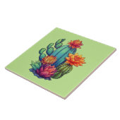 咲かわいらしくサボテン タイル (側面)