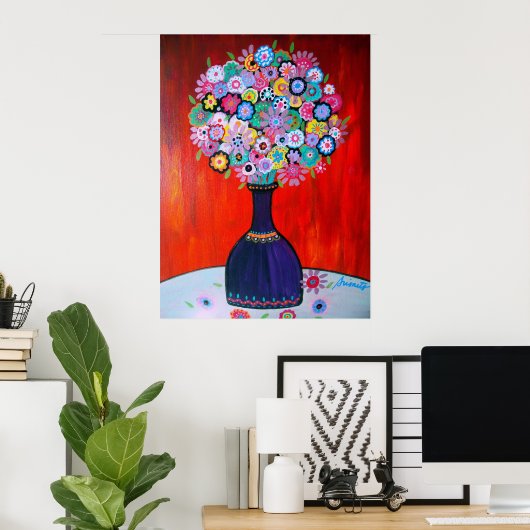 咲き乱れ8 ポスター (ホームオフィス)