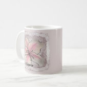 咲き始めた百合の花 コーヒーマグカップ (正面左)