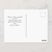 咲き誇るバラ - エレガントな誕生日 ポストカード (裏面)