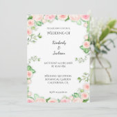 咲き誇るバラ 招待状 (スタンド正面)