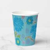 咲き誇るブルーベルの花の紙コップ 紙コップ (右)