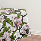 咲き誇るホオノキとタイトネズミ テーブルクロス (インサイチュ)
