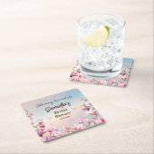 咲き誇るロマンス - ウェディングシャワー ペーパーコースター (インサイチュ)