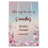 咲き誇るロマンス - ブライダルシャワー ギフトバッグ (裏面)