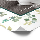 咲き誇る喜びパターン ポスター (角)