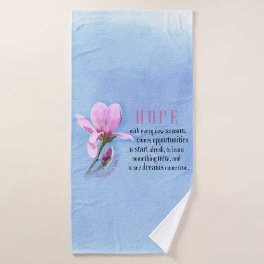 咲き誇る希望 バスタオル (バスタオル)