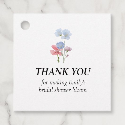 咲き誇る愛のワイルドフラワーフェイバータグ フェイバータグ (正面)