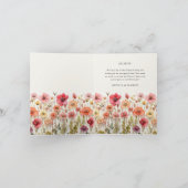 咲き誇る愛の花　フラワガールカードになります サンキューカード (内部)