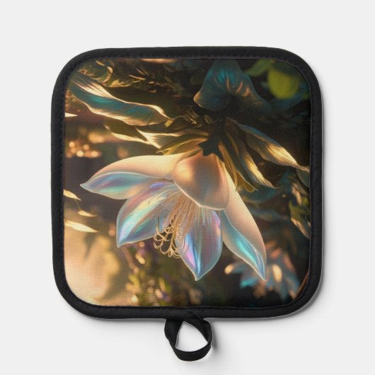 咲き誇る明るい 鍋敷き (正面)