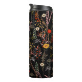 咲き誇る牧草地の花柄 タンブラー (回転右)