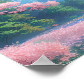 咲き誇る田舎 ポスター (角)