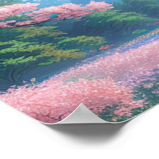 咲き誇る田舎 ポスター (角)